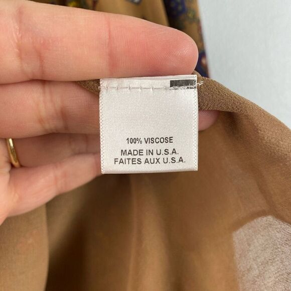 Misa Los Angeles Francesca Off Shoulder Top in Tumeric Floral - Picture 5 of 8